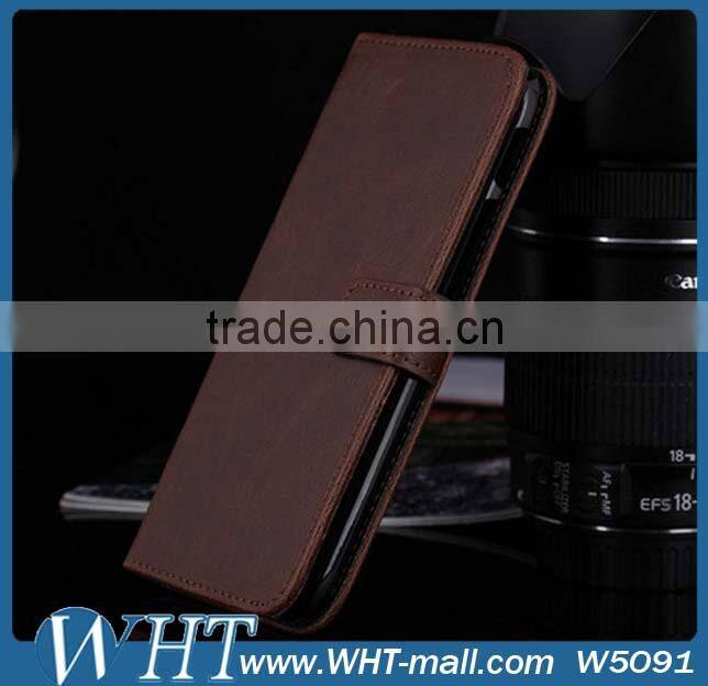 China Wholesale Mobile Accessory for Smartphone Leather Case for HTC One 2 M8