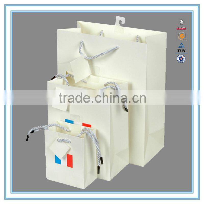 High quality custom printing paper shopping bag&shopping paper bag & paper bag wholesale