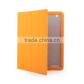 For iPad Case(leather smart cover, with strong magnetic, wake sleep function)