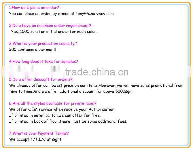 single click real word laminate flooring 12mm