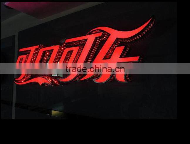 Front lit led letter sign lighted acrylic letter building letter sign