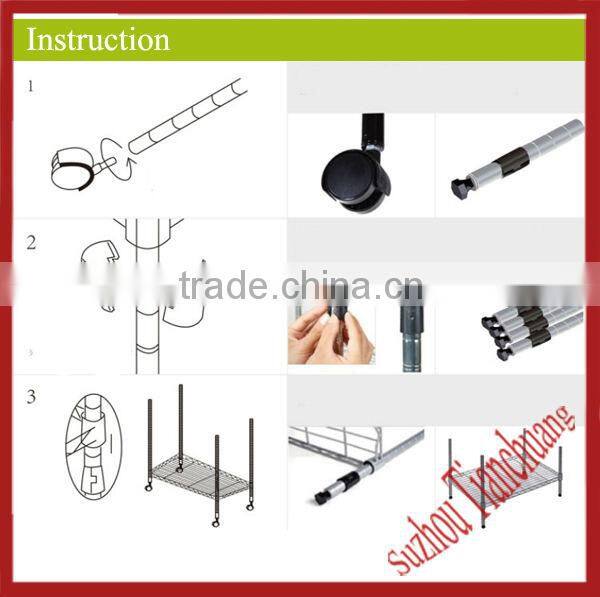 chromed stainless steel display stand