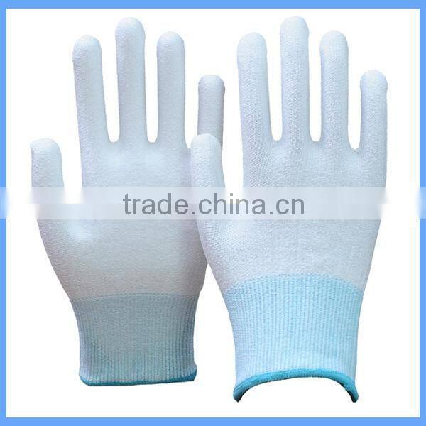 High Quality 15 Gauge Knitted Polyester Farm Work Gloves