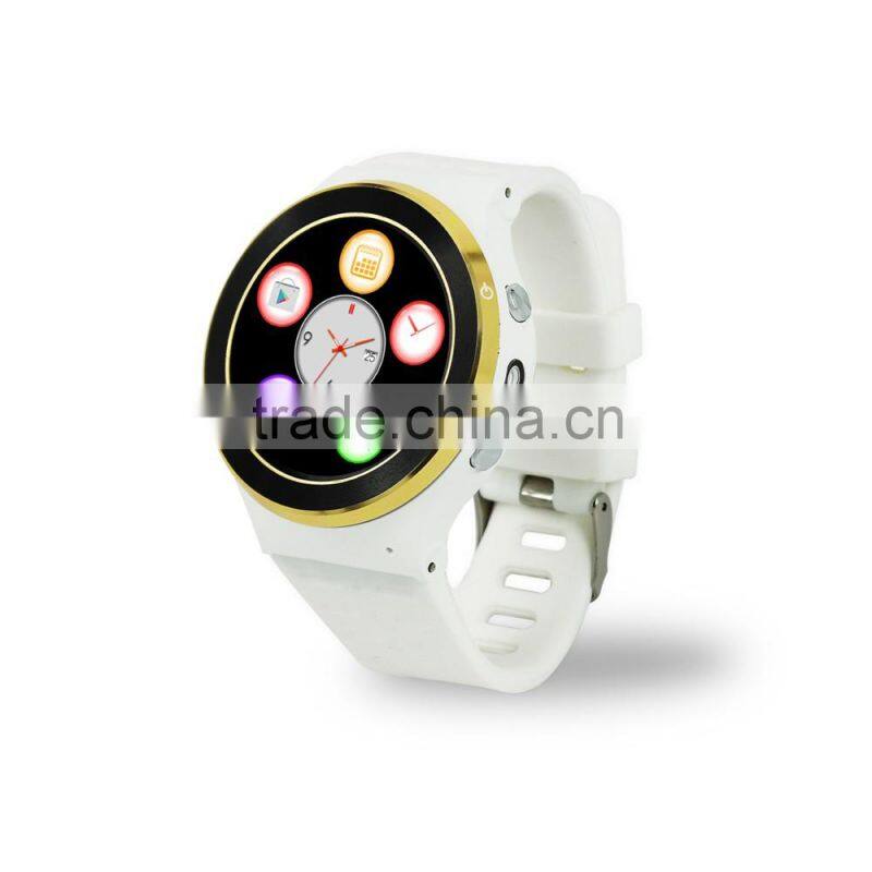 2016 new and hot selling android 5.0 WCDMA 3G watch phone;WIFI; MTK6580M; GPS; BT4.0; quad core; 5.0M pixel;