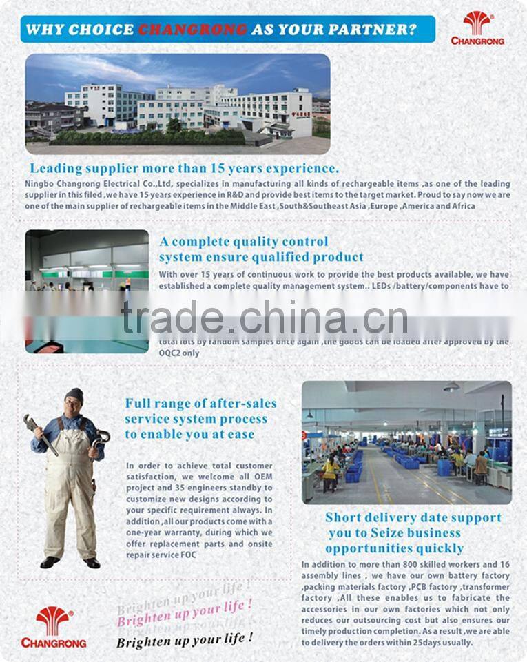 New rechargeable power led long distance led light with torch