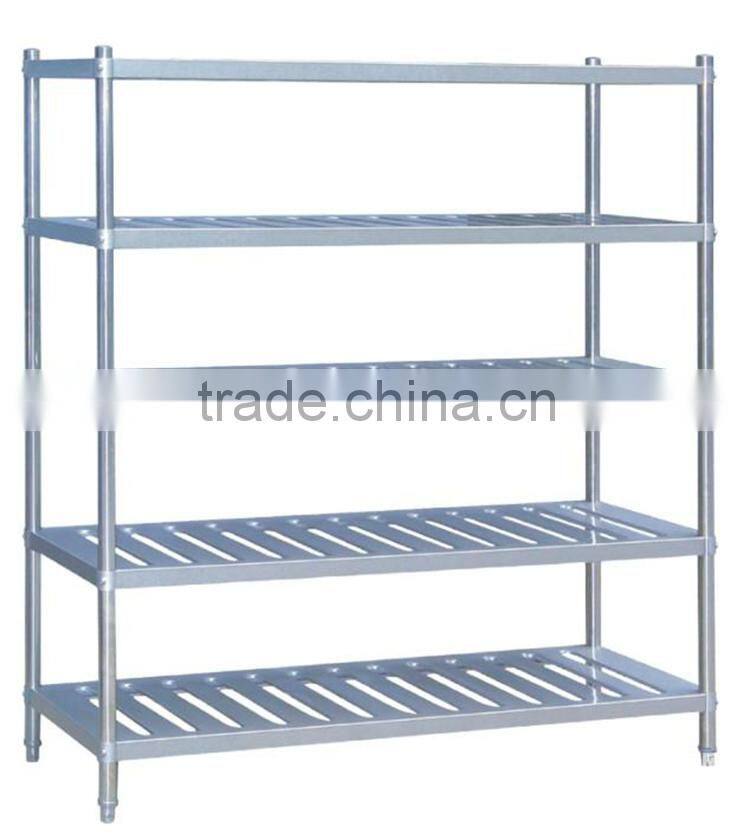 4 tiers High quality removable stainless steel commercial kitchen utensil storage wire shelf rack