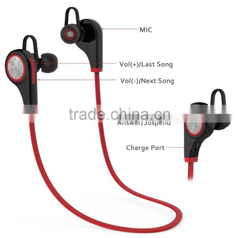 Shenzhen factory supreme sound stereo bluetooth headset Sports Headsets Q8/Q9