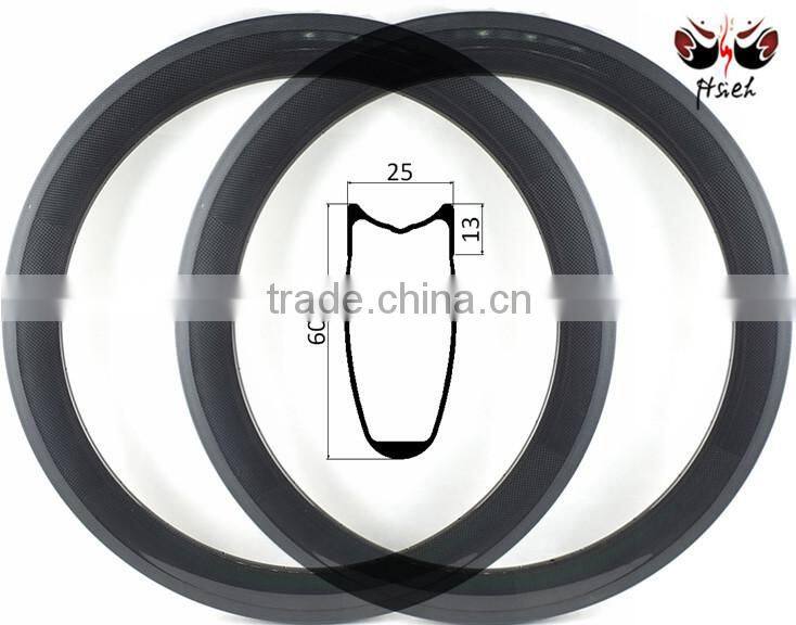 700C carbon bicycle 38/50/60/88mm Carbon Rim Aero U shape Clincher/tubular chinese wheels, Carbon Fiber Bicycle Rims lightweight