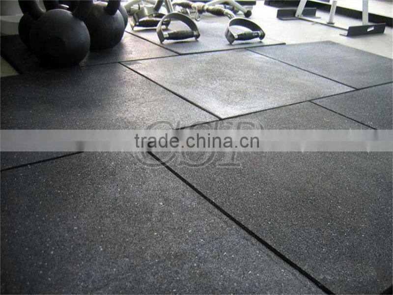 1m x 1m x 15mm on sale gym rubber matting on a roll