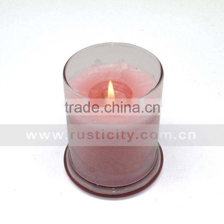 Flameless customized high value crystal candle making