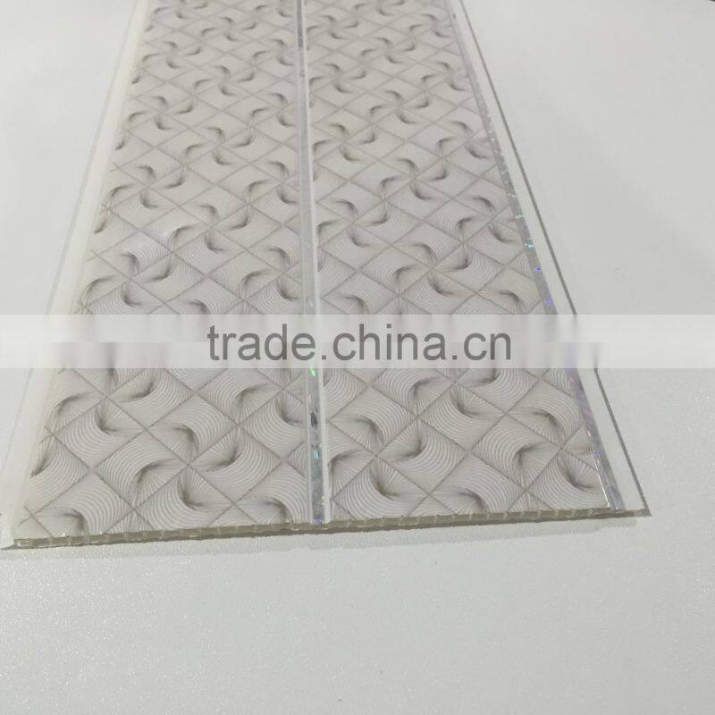 plastic groove waterproof pvc false ceiling, pvc decorative wall panel, pvc ceiling tile