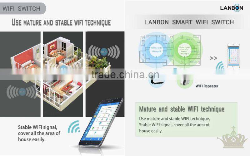 Wifi 2 gang light switch smart switch phone remote control smart home system