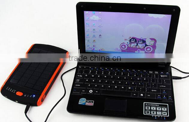 Super high capacity 23000mAH solar charger with ac wall socket for laptop