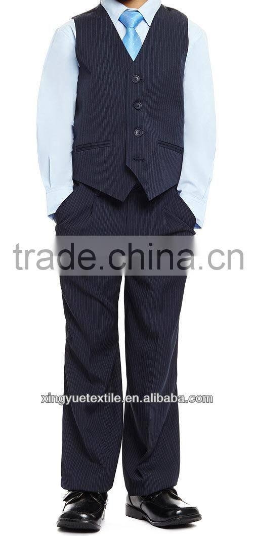 navy pinstripe waistcoat set for boy