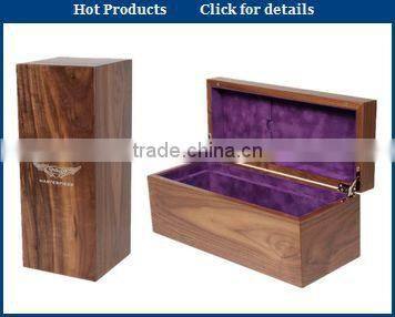 high-end red wooden wine package for sale