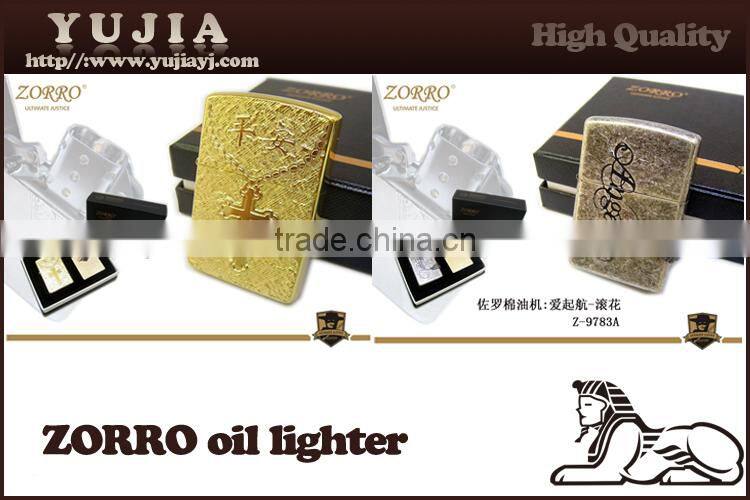 Luxury Windproof Oil cigarette lighter cheap lighter