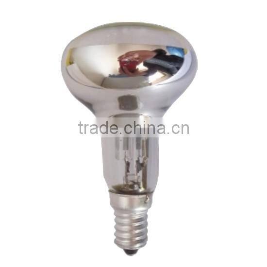 28W high quality glass body r50 halogen bulb e27 e14