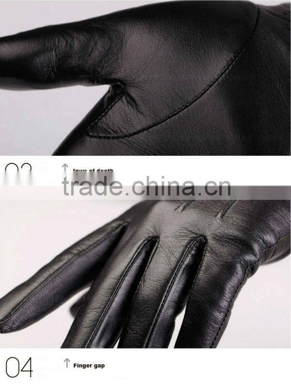 manufacture ladies leather fashion dress gloves