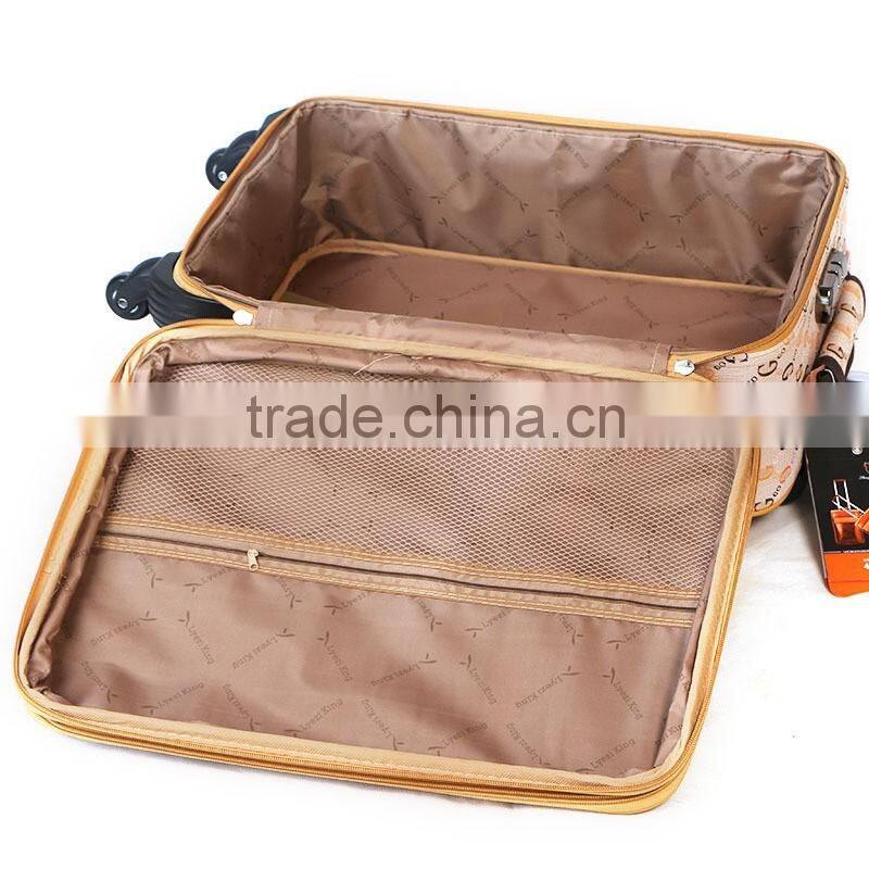 wholesale korean style waterproof Medium leather travel bag, sky travel bag