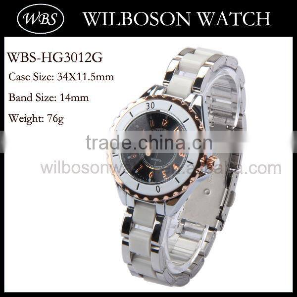 Fashion design stainless steel lady watch