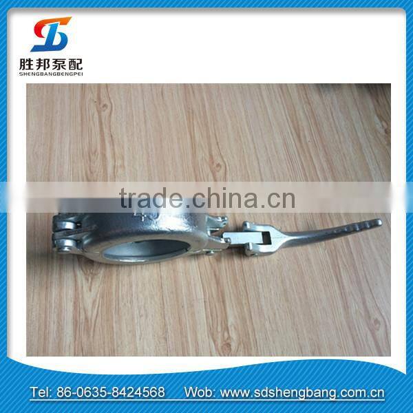 concrete pump pipe clamp rubber lined pipe clamp