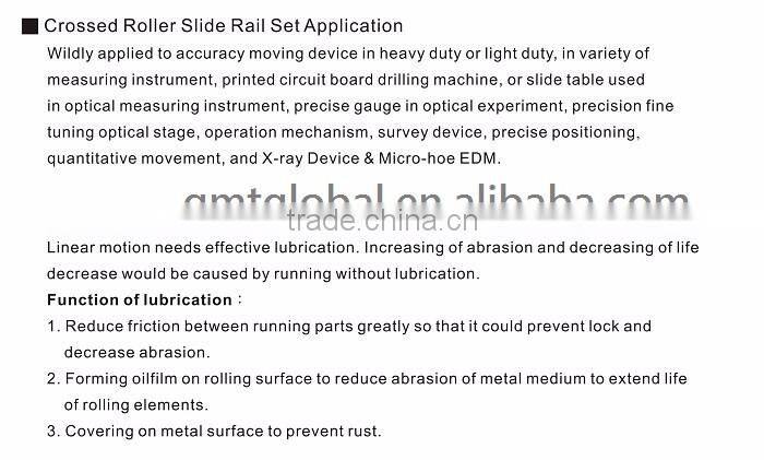 dup DRV cnc linear guide rail with crossed roller slide rail
