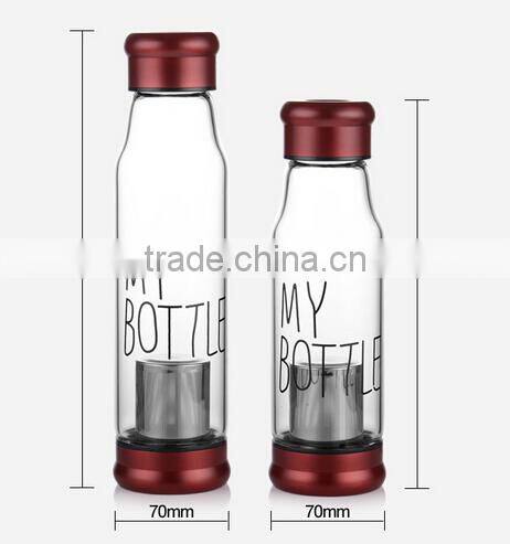 high borosilicate glass bottles for tea