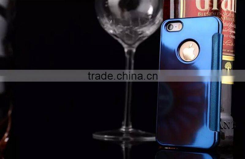 Hot Selling UV Painting Flip Smart Cover For iPhone 6