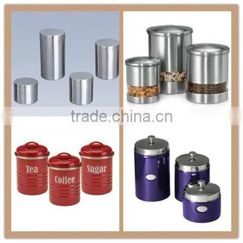 ceramic kitchen canisters with wood lid