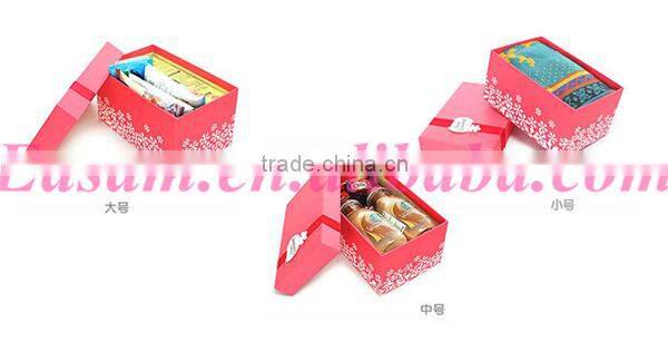 Wholesale gift box snowflake small square shape decorative christmas gift boxes