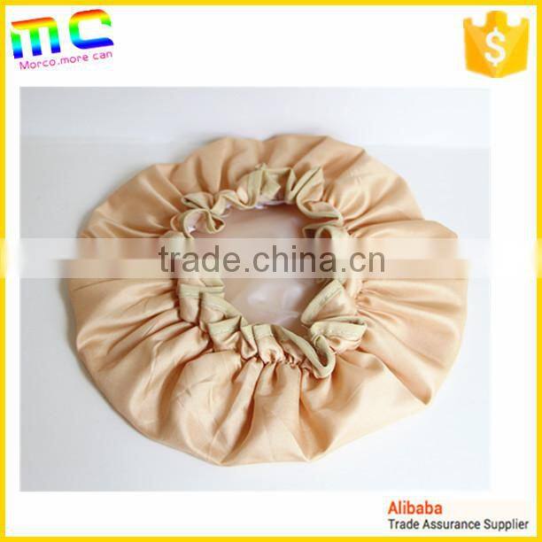 custom shower cap material