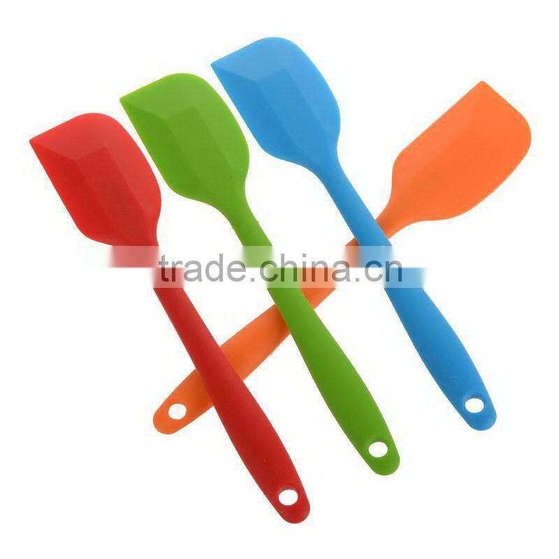 Colorful Silicone Baking Tool Cake Cream Butter Spatula Mixing Batter Scraper