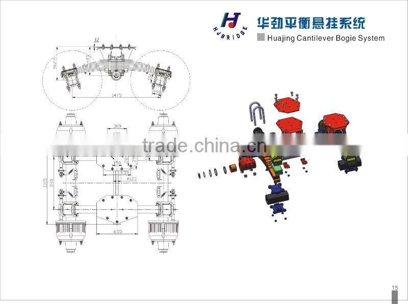 Trailer suspention axles