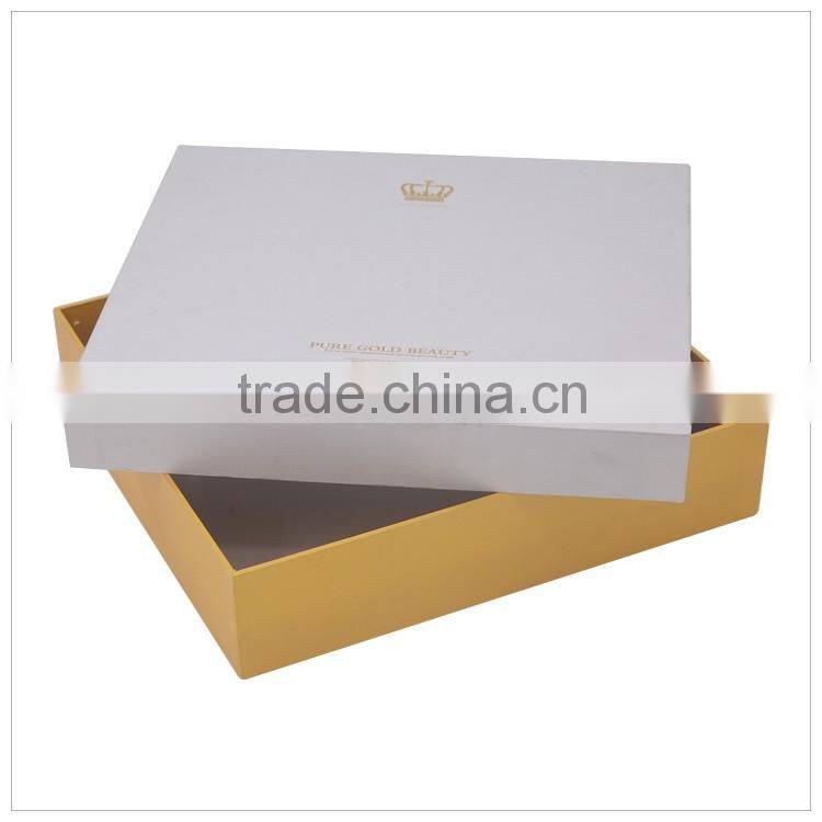 Hot stamping printing special paper wooden box for cosmetics