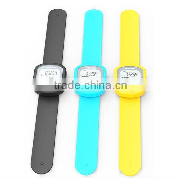 LCD Silicon 3D Wristband Digital Pedometer