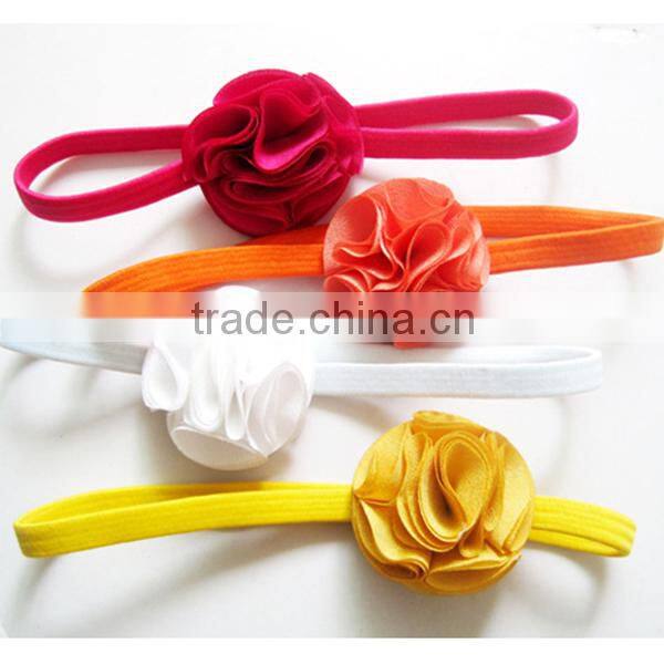cheapest lily elastic flower headband for babies