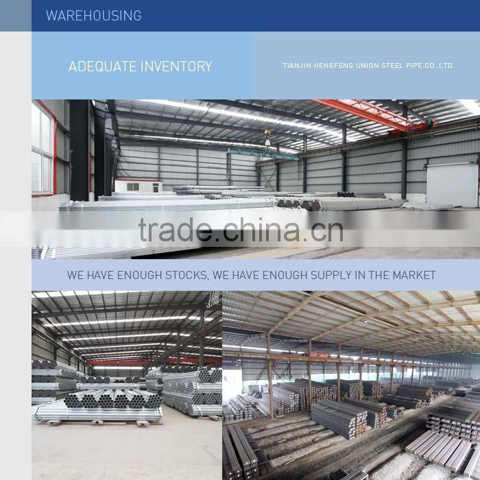 hot-dipped zinc coated galvanized square tube brackets/tubo galvanizado de acero