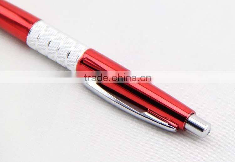 silver ring pressurized ballpoint pen promotional pen high quality