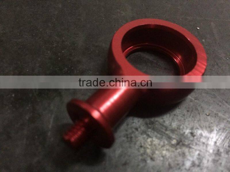 Red zinc plated small aluminum ring