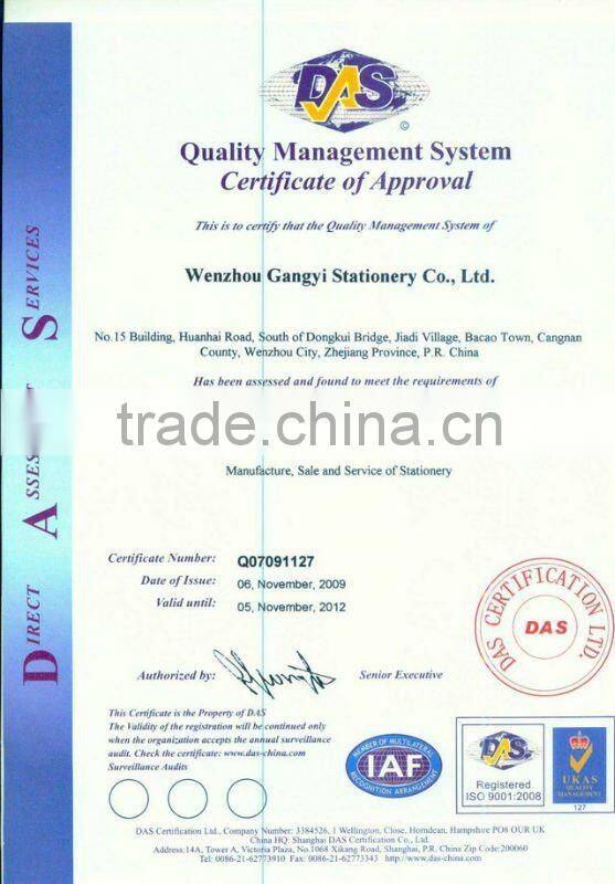 lever arch file(PVC 2 sides)