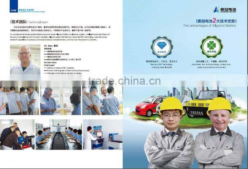 high qulity electric vehicle recharge battery 6EVF(J)135AH