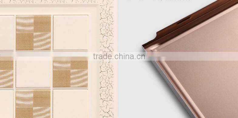 Popular delicate customize residential decorative material acoustic aluminum metal waterproof ceiling board