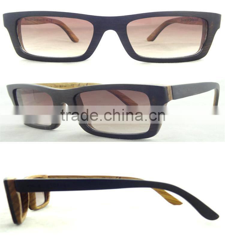 High Quality Wooden Frame Sunglasses/Bamboo Sunglasses