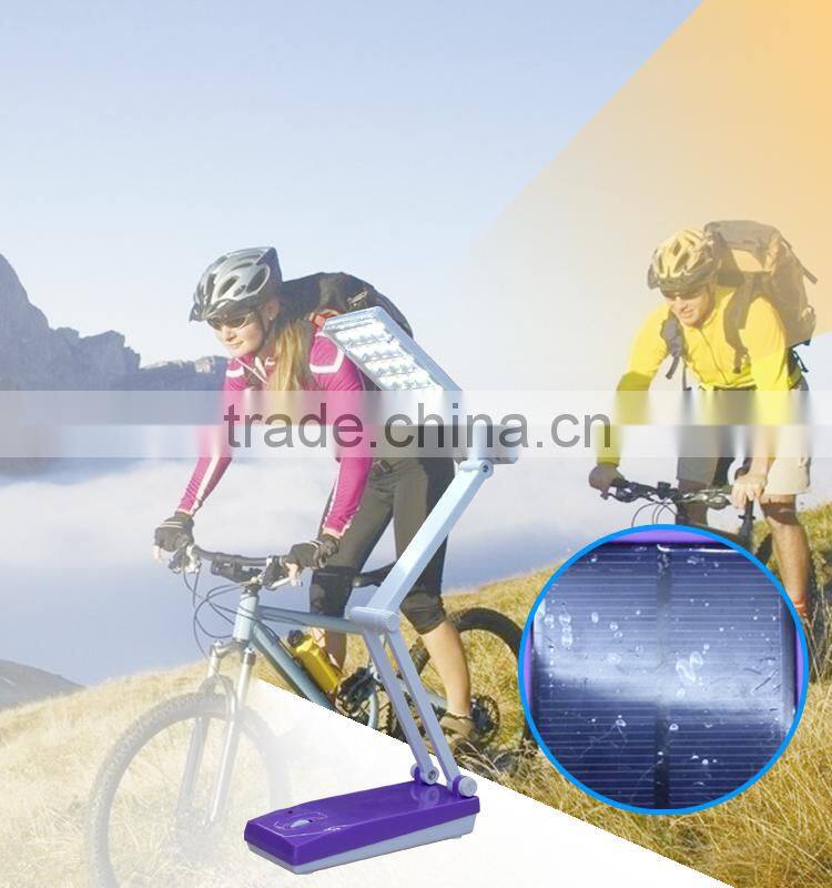 high brightness solar LED study table lamp desk lamp