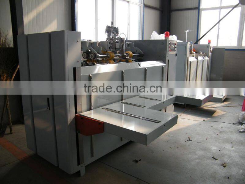 install easily semi automatic stitcher stitching machine/corrugated carton stitcher machine