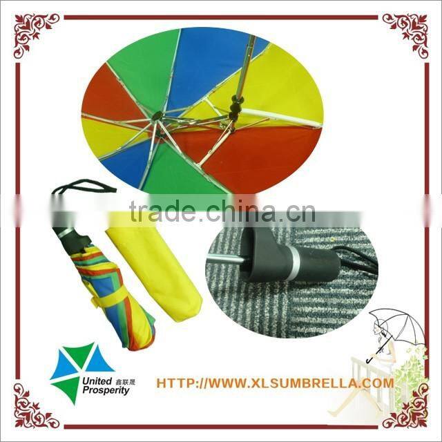 Rubber handles fold eccentric umbrella