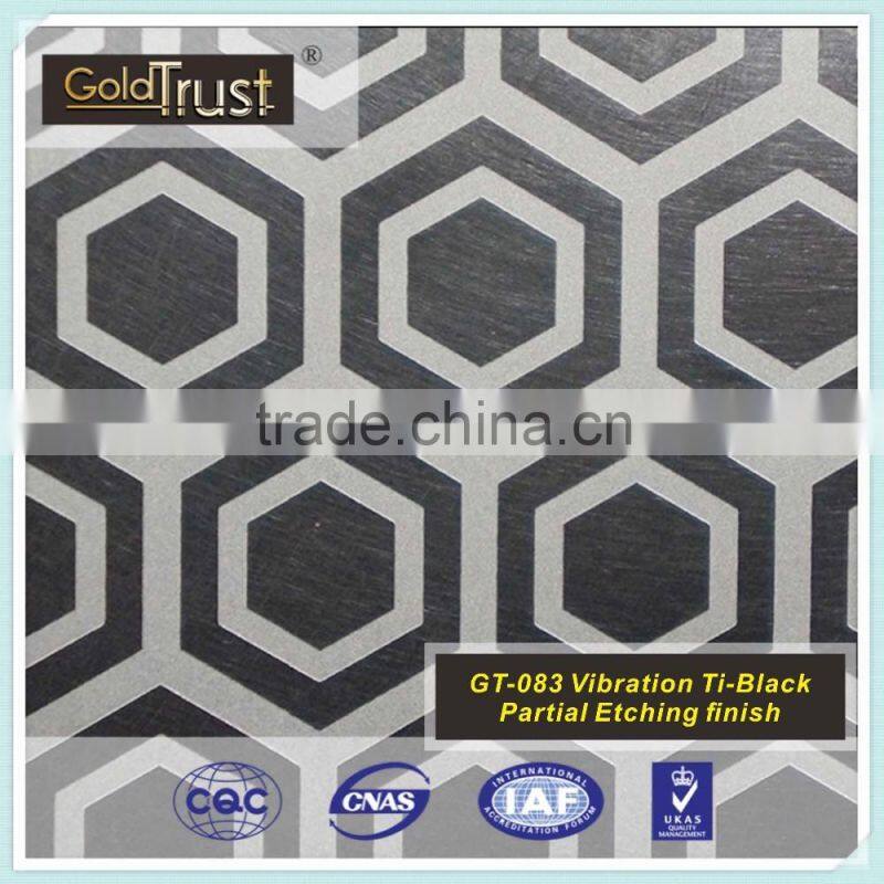 201 304 vibration color stainless steel sheet for elevator cabin door decoration
