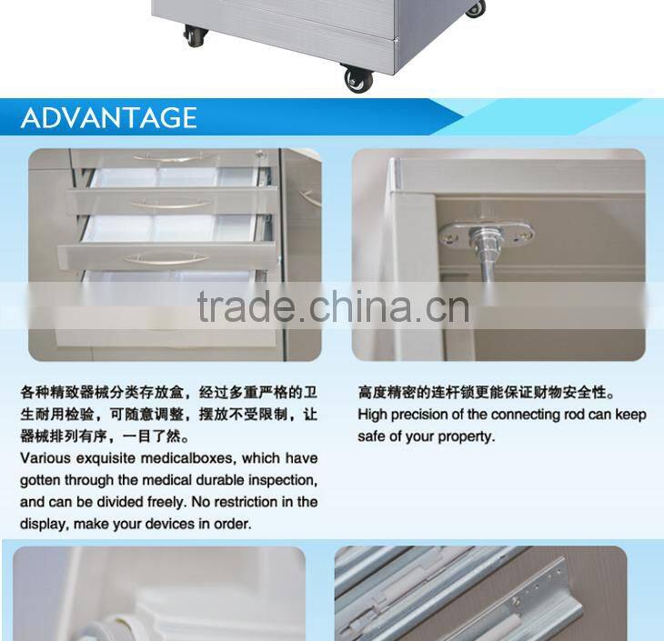 wheels medical assistance cabinet dental and hospital cabinet