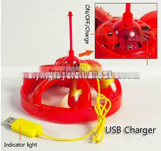 Without Speed Remote Controller UFO With LED Remote Control UFO Toys Flying Toy Induction UFO