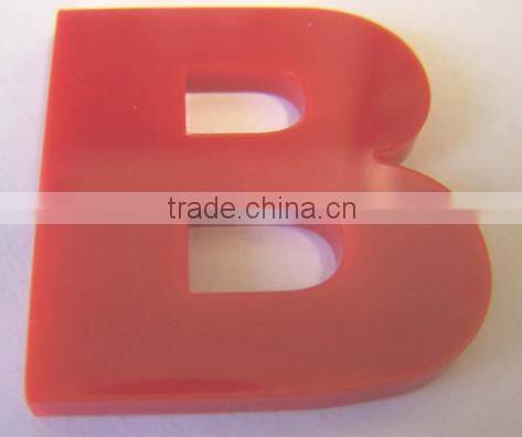 Custom size colorful acrylic number plates